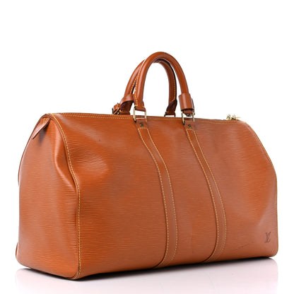 Louis Vuitton Epi Keepall 45 Cipango 2 of 21