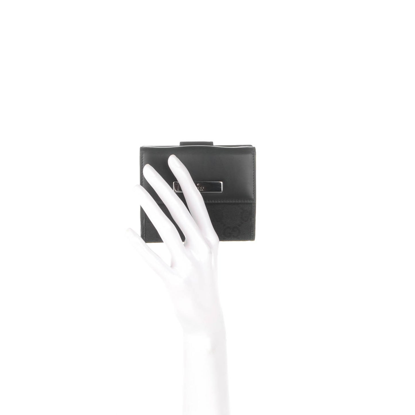 Monogram French Flap Wallet Black
