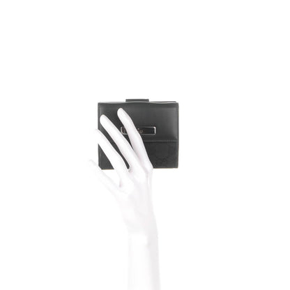 Gucci Monogram French Flap Wallet Black 2 of 7