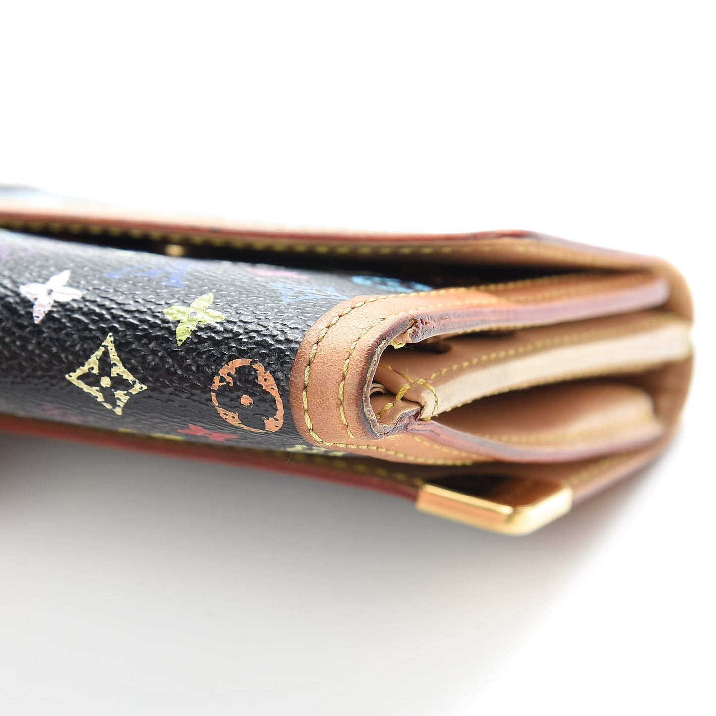 Monogram Multicolor Porte-Monnaie Billets Wallet Black