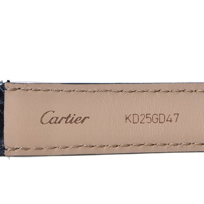 Cartier Stainless Steel Alligator 24mm Tank Solo Quartz Watch 7 of 17