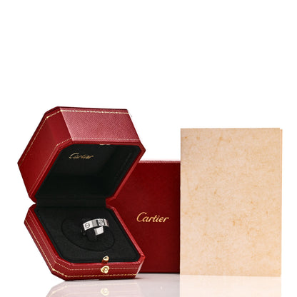 Cartier 18K White Gold 5.5mm LOVE Ring 57 8 5 of 5