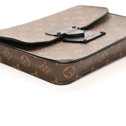 Louis Vuitton Monogram Macassar S Lock A4 Pouch 5 of 7