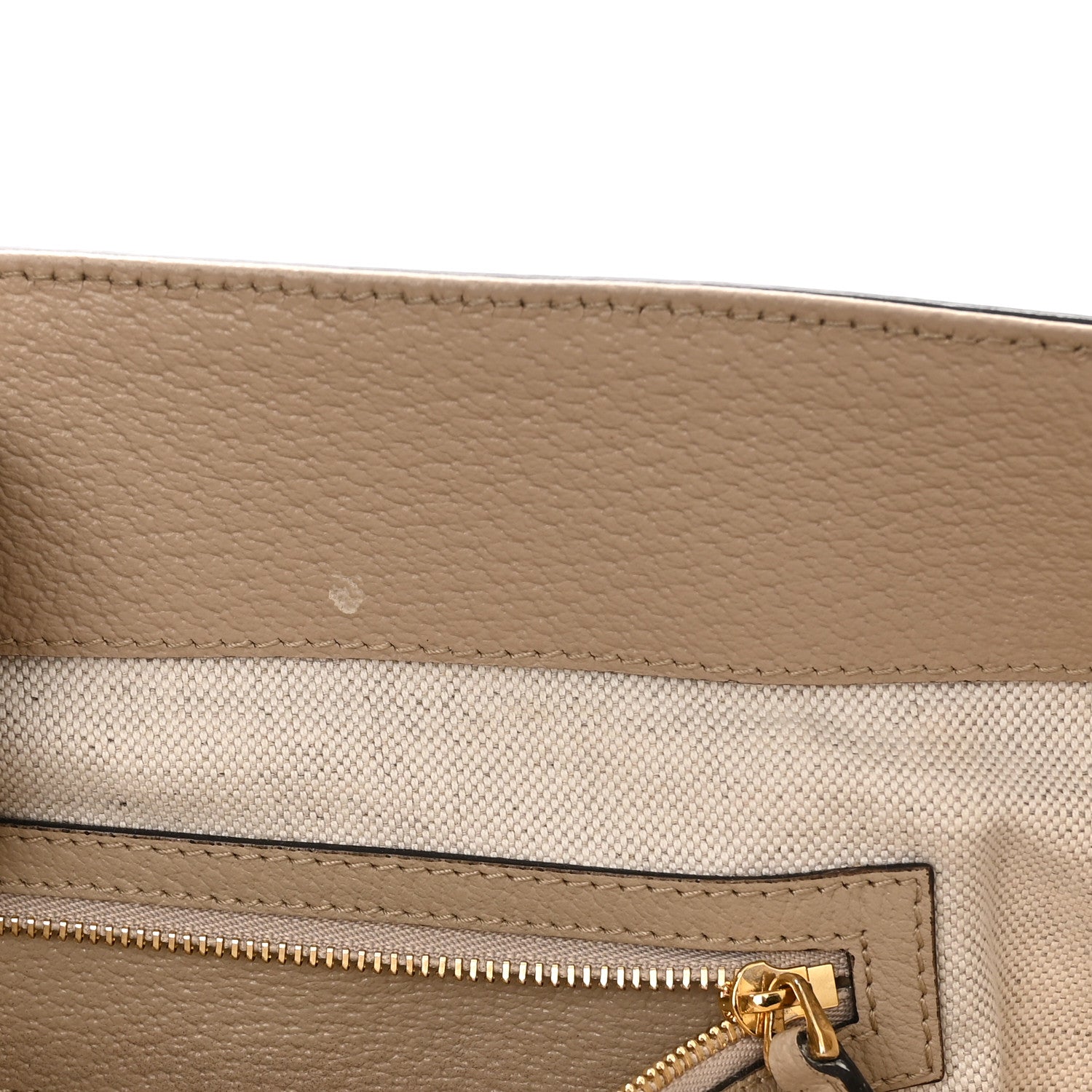 Gucci GG Supreme Monogram Textured Dollar Calfskin Web Medium Ophidia Shopping Tote Beige Mystic White Oatmeal 12 of 12