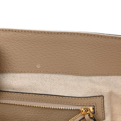 Gucci GG Supreme Monogram Textured Dollar Calfskin Web Medium Ophidia Shopping Tote Beige Mystic White Oatmeal 12 of 12