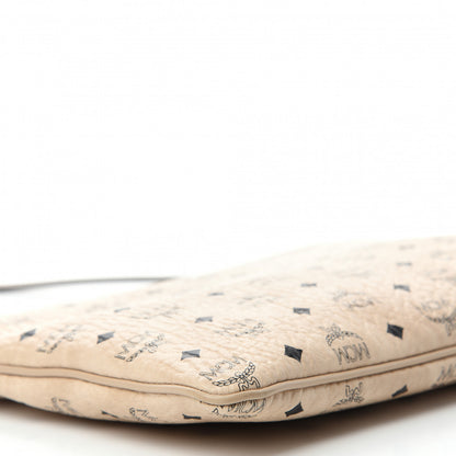 MCM Visetos Medium Crossbody Pouch Beige 10 of 14