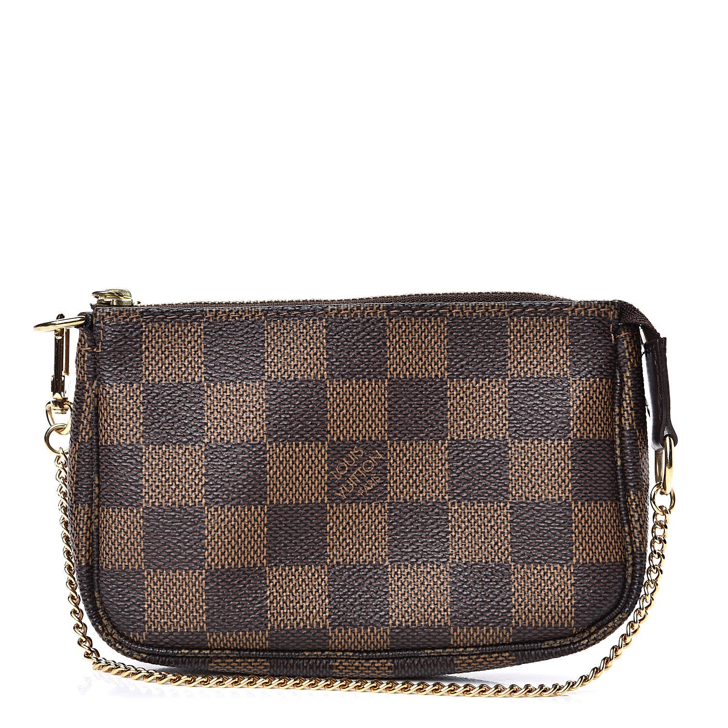 Louis Vuitton Damier Ebene Mini Pochette Accessories 1 of 11