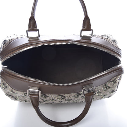 Louis Vuitton Sequin Monogram Sunshine Express Speedy Kaki 5 of 23