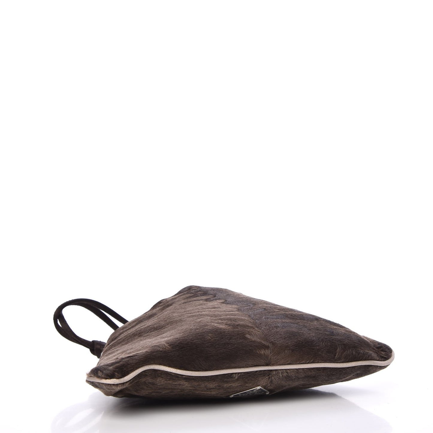 Calf Hair Clutch Brown