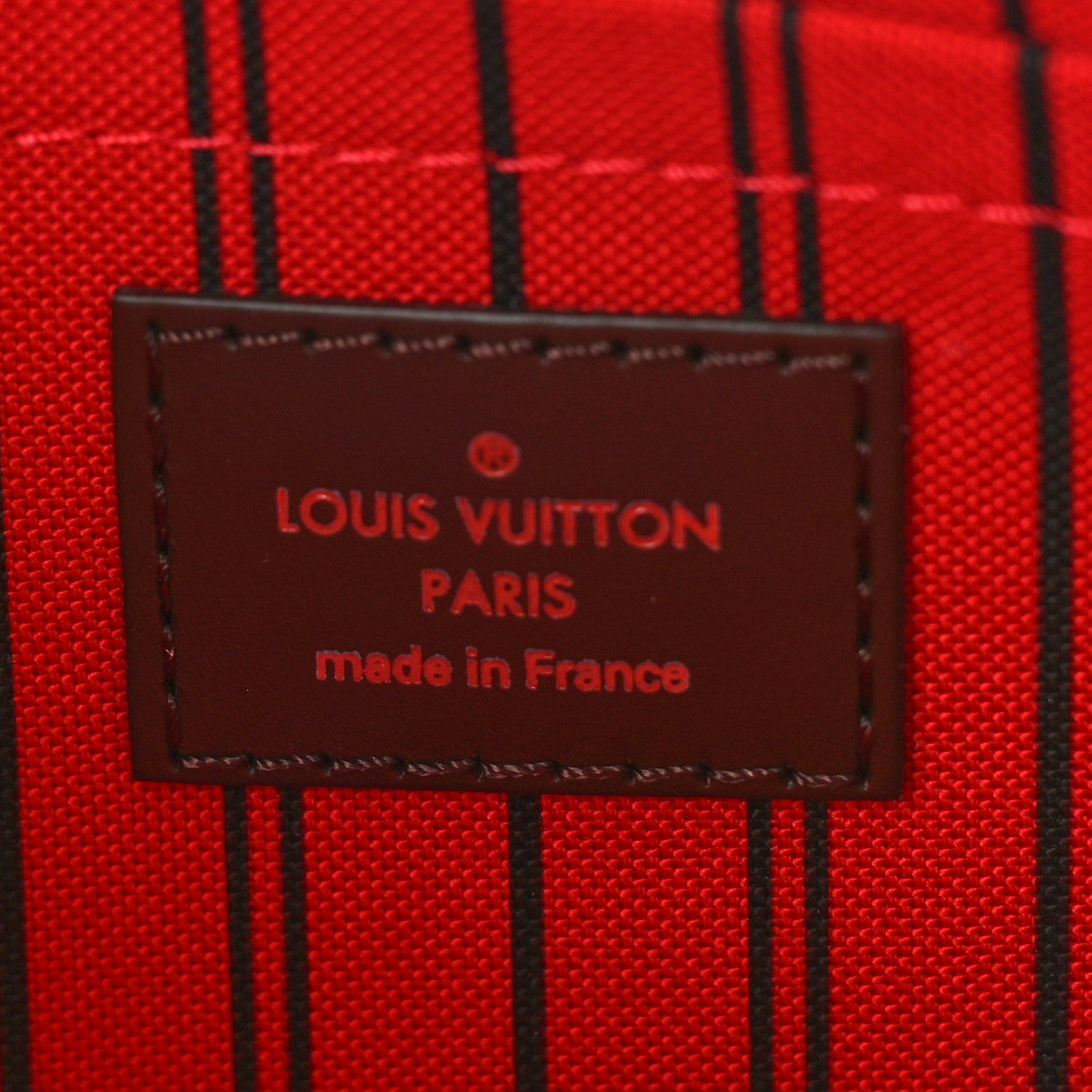 Louis Vuitton Damier Ebene Neverfull MM GM Pochette 6 of 8