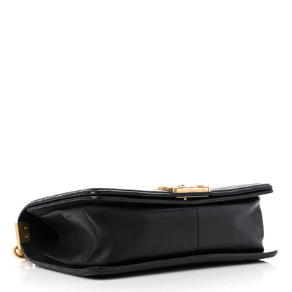 Chanel Lambskin Quilted Medium Boy Flap Black 4 of 17