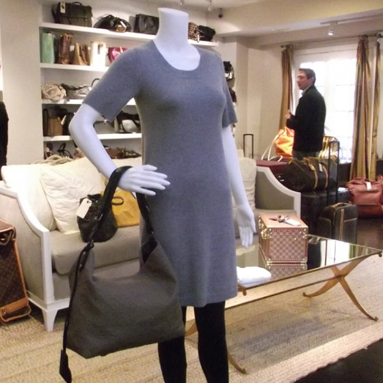 Louis Vuitton Monogram Lambskin Antheia PM Olive 2 of 11