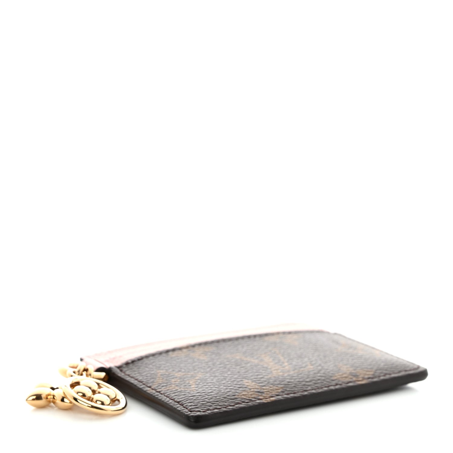 Louis Vuitton Monogram LV Charms Card Holder Rose Ballerine 4 of 6