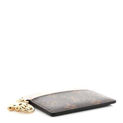 Louis Vuitton Monogram LV Charms Card Holder Rose Ballerine 4 of 6