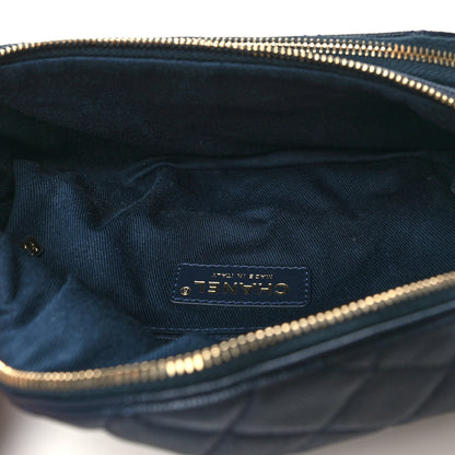 Chanel Caviar Quilted Business Affinity Waist Belt Bag Navy 5 of 11