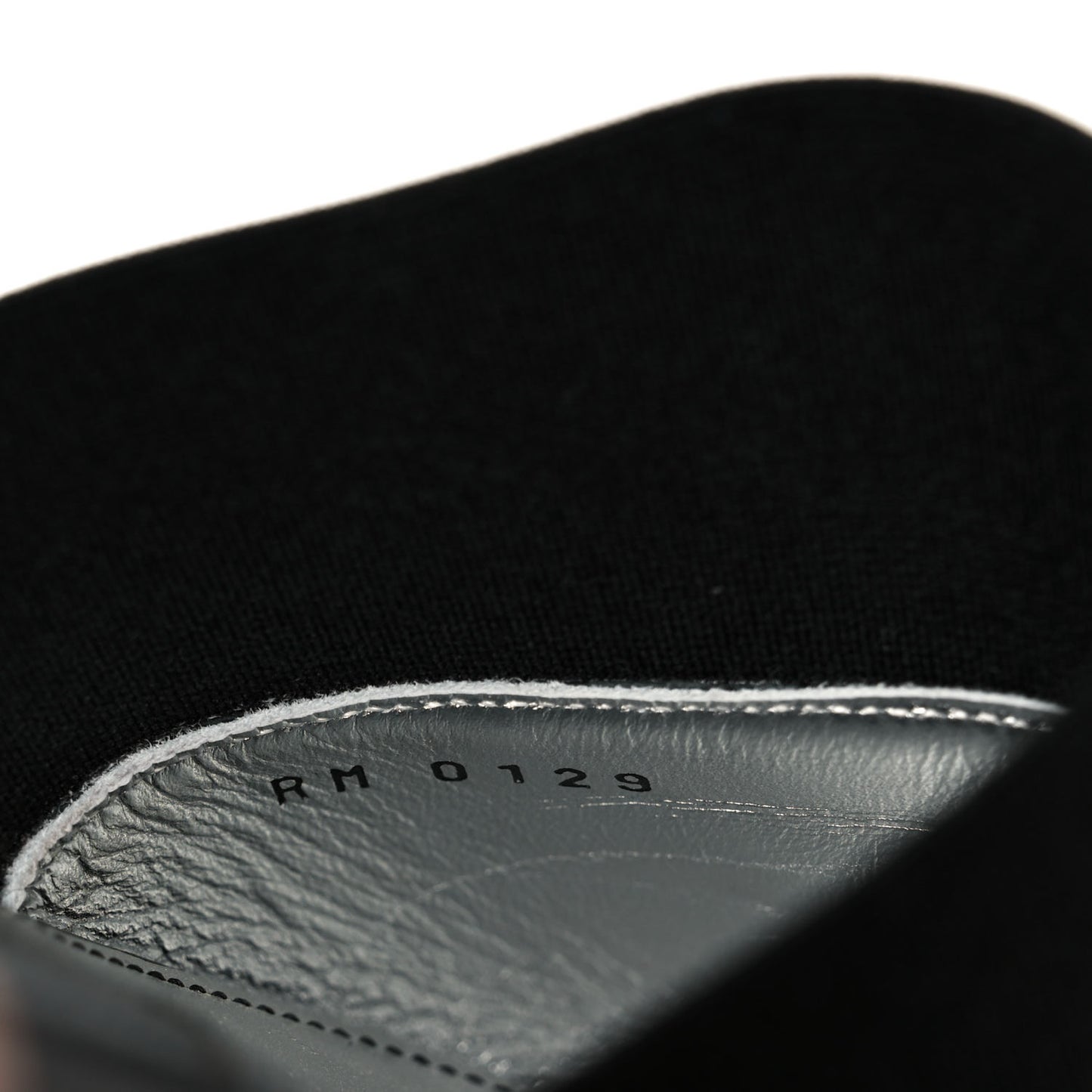 Lambskin Bedford Logo Mule Slides 35 Black
