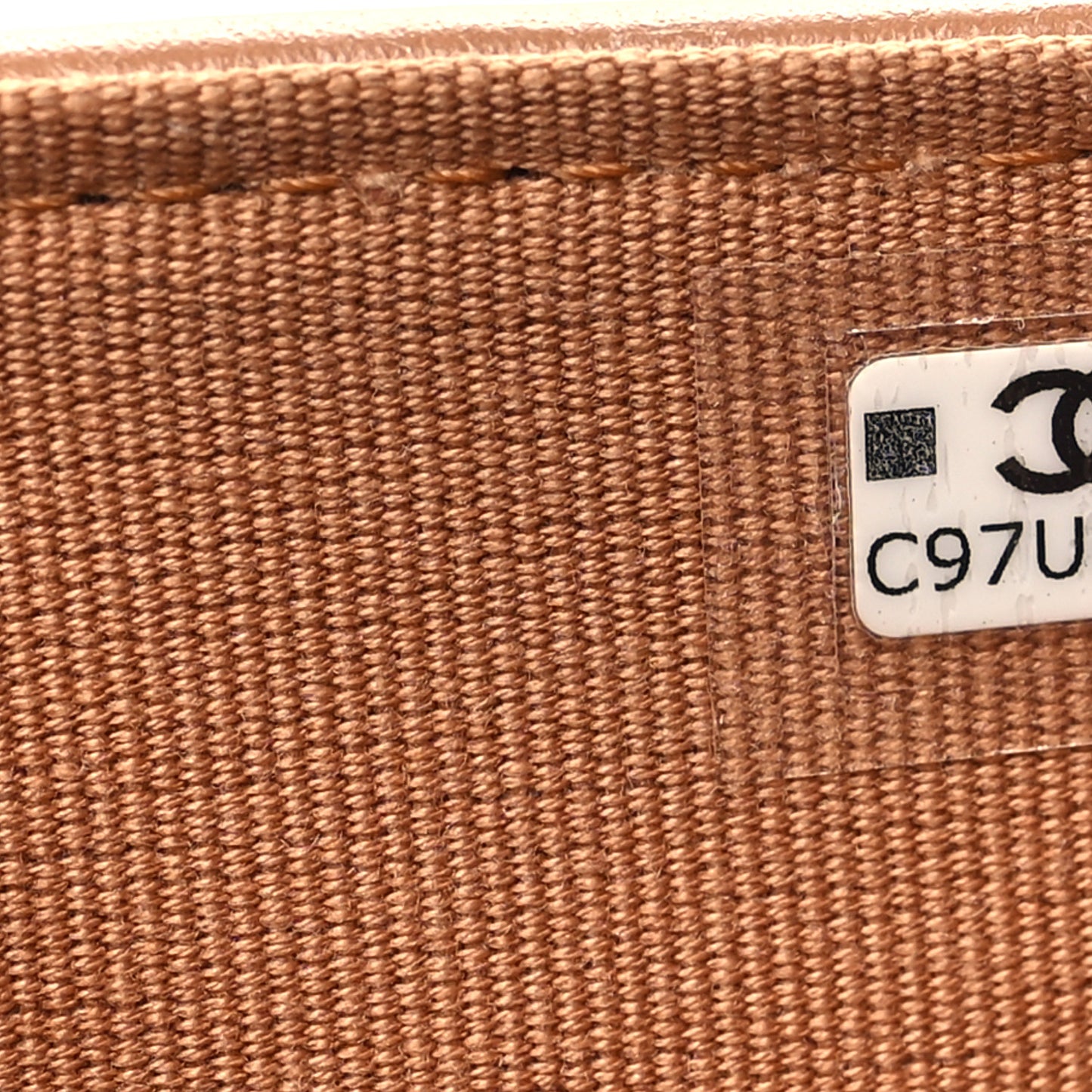 Caviar Quilted Passport Holder Camel