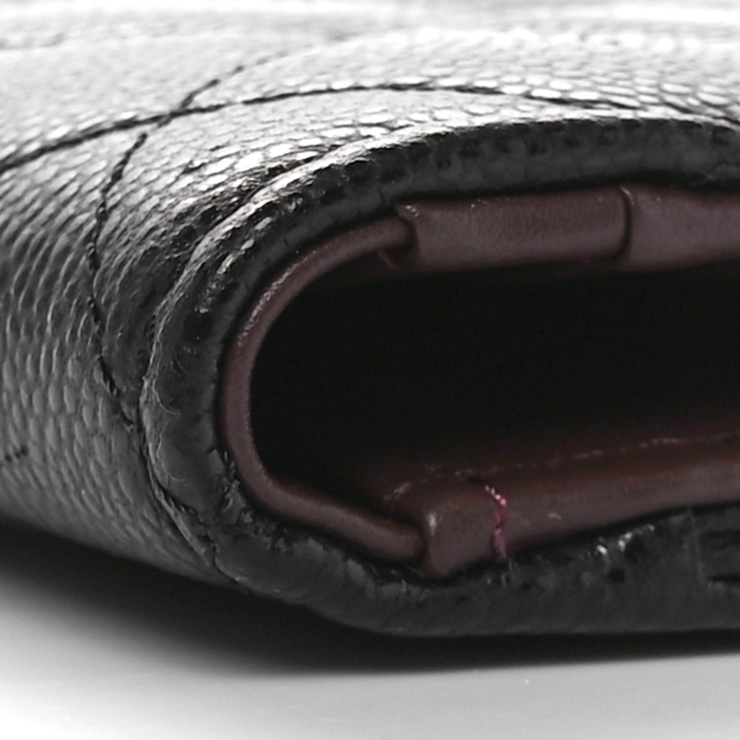 Caviar Quilted Long Zip Wallet Black