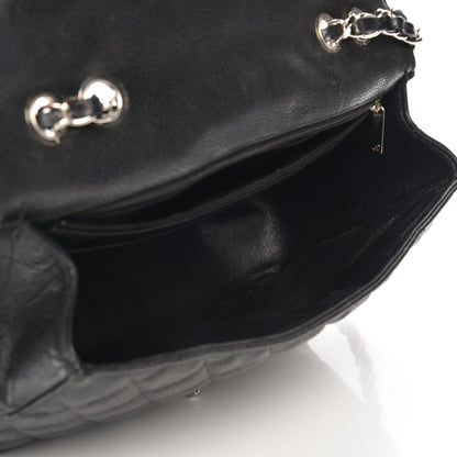 Chanel Caviar Quilted Jumbo Single Flap Black 5 of 19
