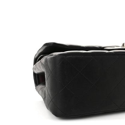 Chanel Lambskin Quilted Jumbo Double Flap Black 9 of 10