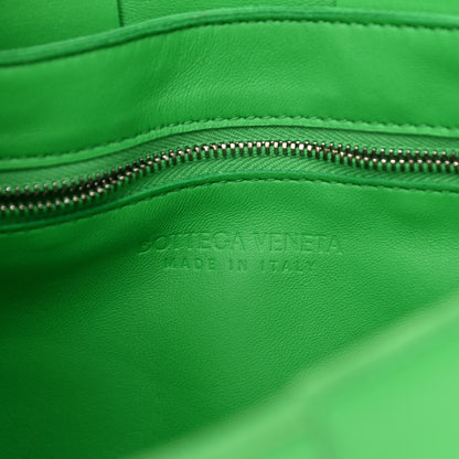 Bottega Veneta Lambskin Maxi Intrecciato Cassette Crossbody Bag Grass 6 of 8