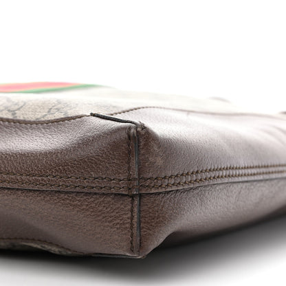 Gucci GG Supreme Monogram Web Large Ophidia Vertical Shopping Tote Brown 10 of 10