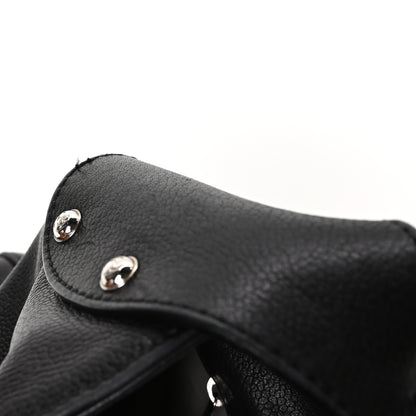 Chanel Caviar Stitched Pocket In The City Hobo Black 12 of 14