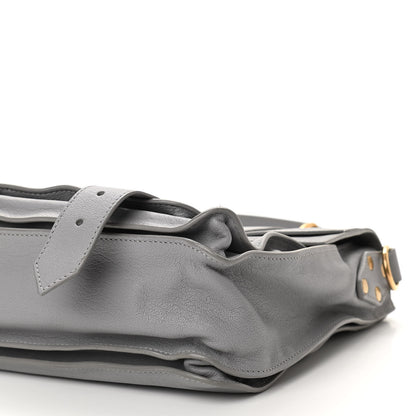 Proenza Schouler Lambskin Medium PS1 Satchel Concrete Grey 9 of 9
