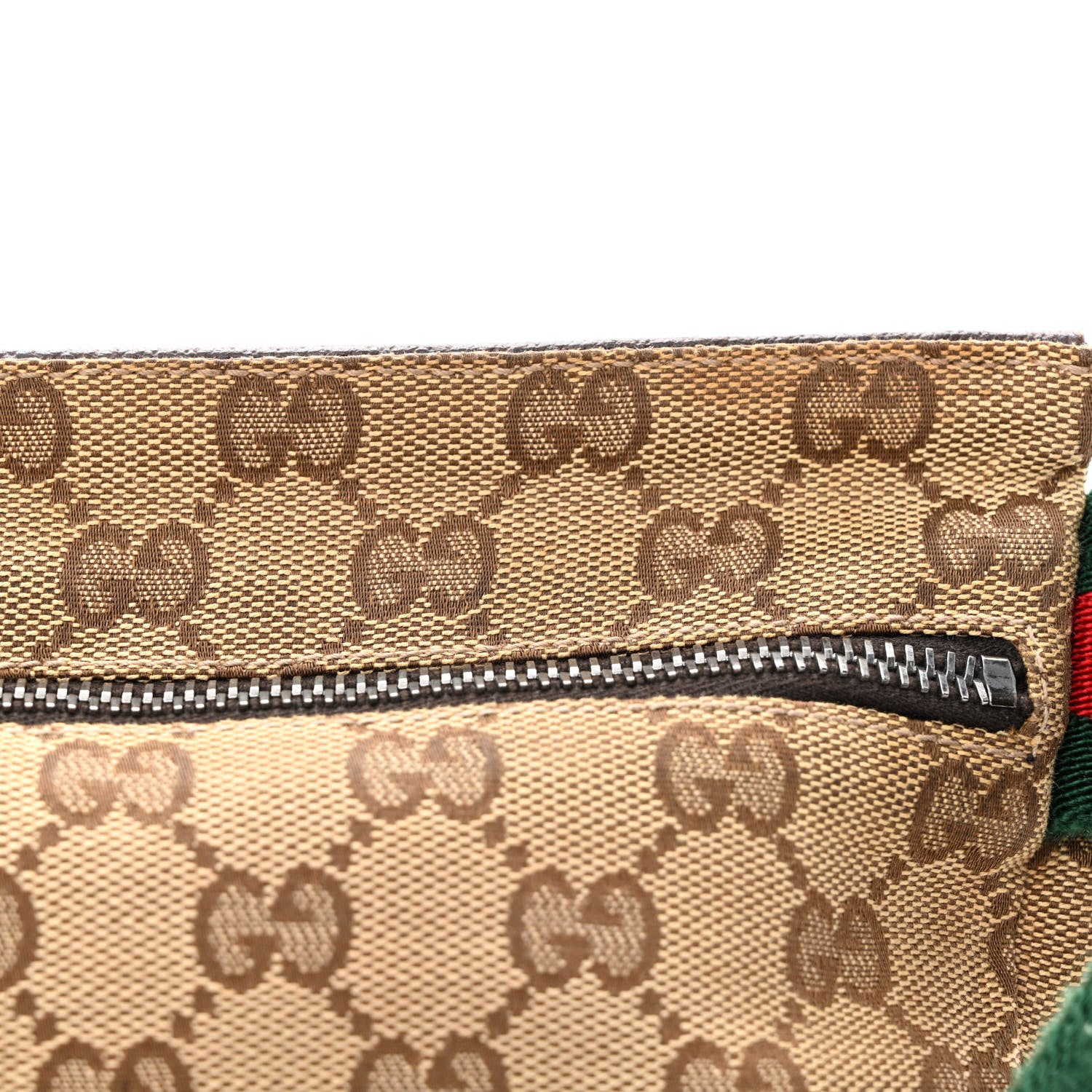 Gucci Monogram Web Belt Bag Dark Brown 13 of 16