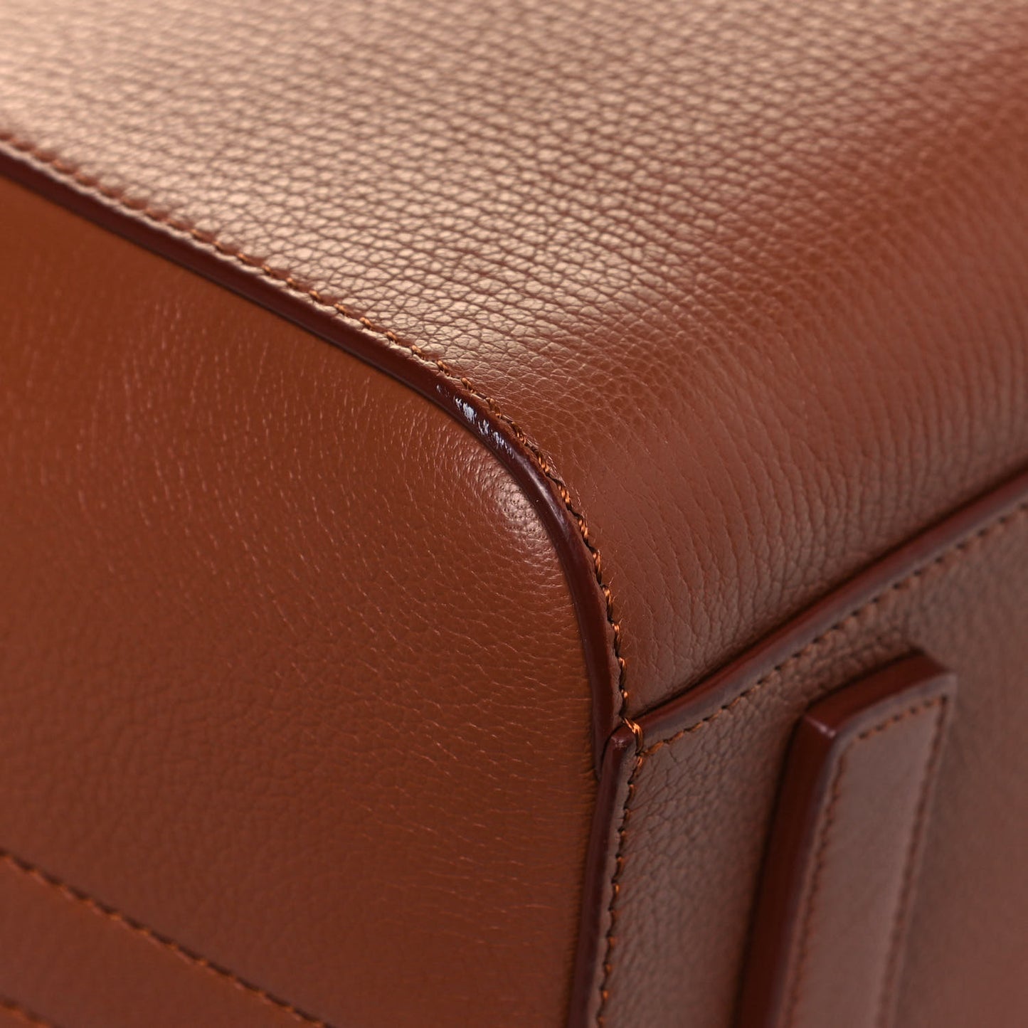 Sugar Goatskin Small Antigona Cognac