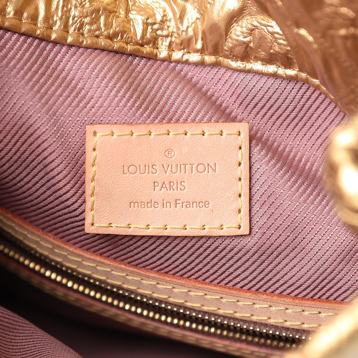 Louis Vuitton Jacquard Quilted Monogram Limelight Clutch PM Gold 6 of 8