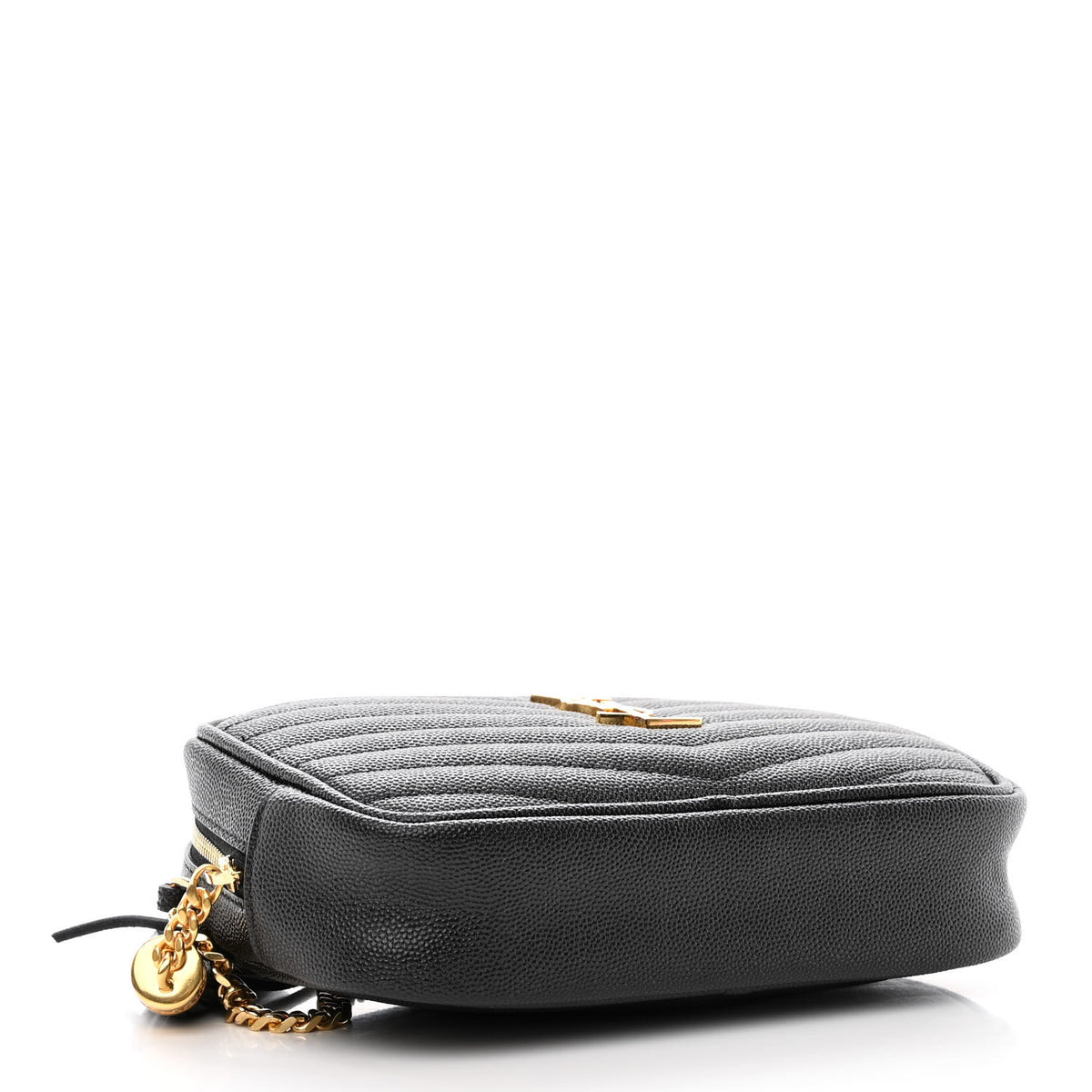 Grain De Poudre Matelasse Monogram Mini Lou Camera Bag Black