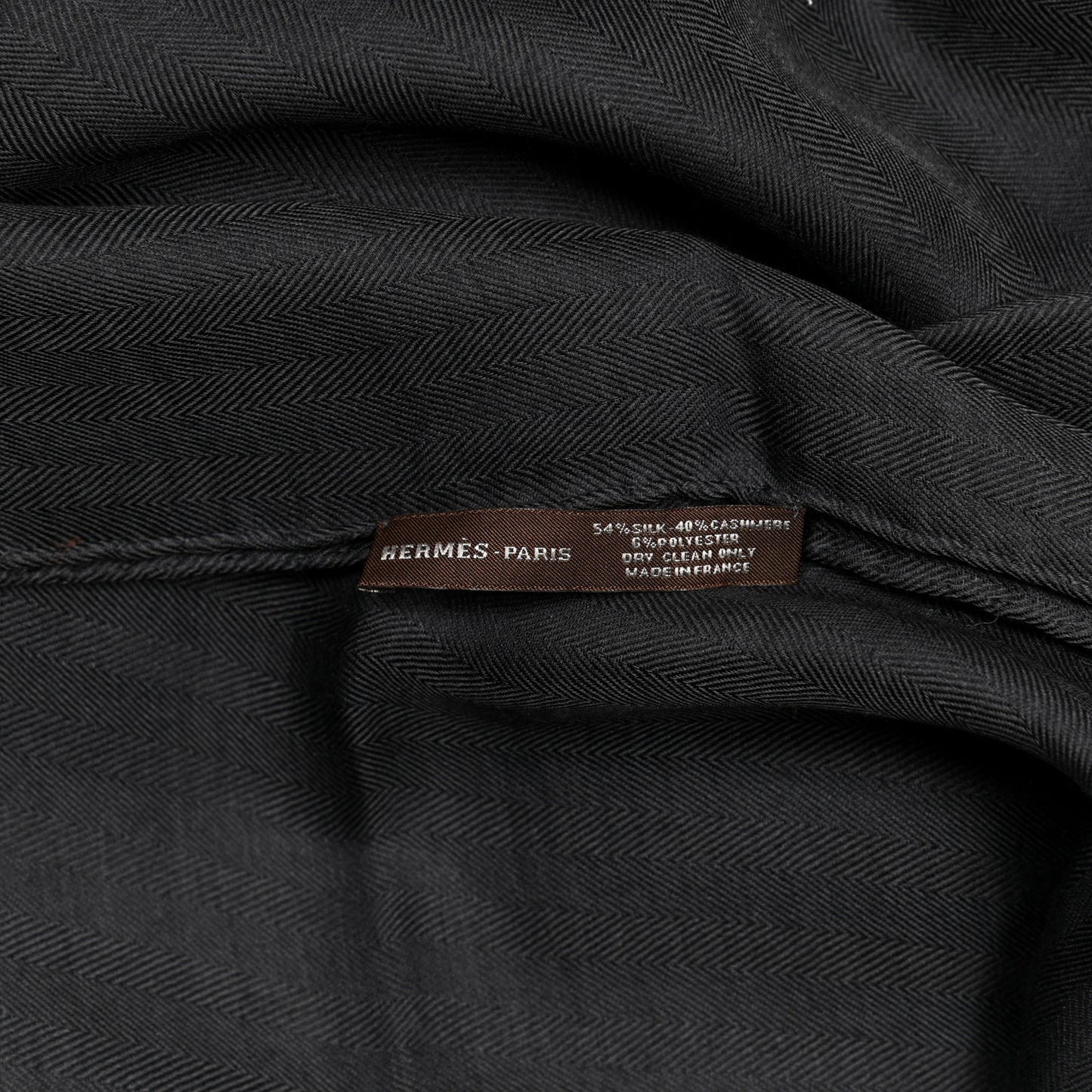 Cashmere Silk H Scarf Grey
