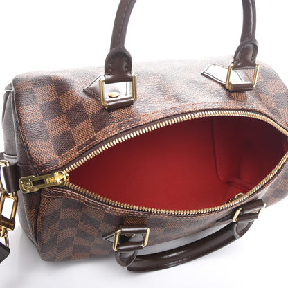 Louis Vuitton Damier Ebene Speedy Bandouliere 25 6 of 9