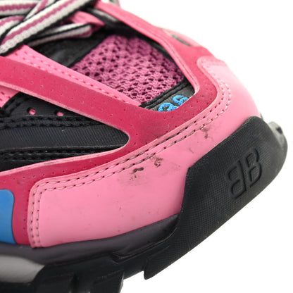 Balenciaga Mesh Nylon Metallic Fabric Womens Track Sneakers 36 Pink Blue 8 of 11