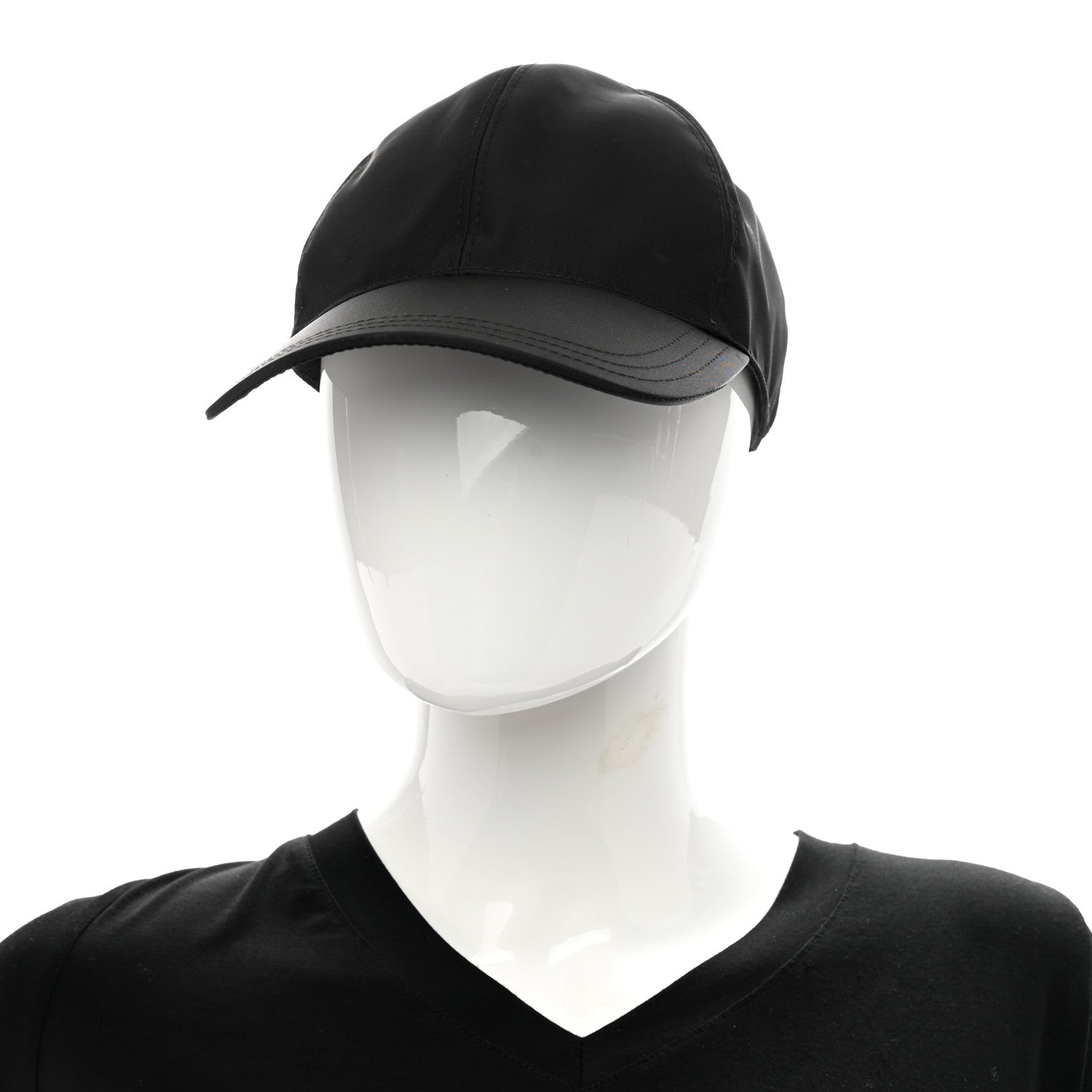 Prada Nylon Baseball Cap S Black 2 of 10