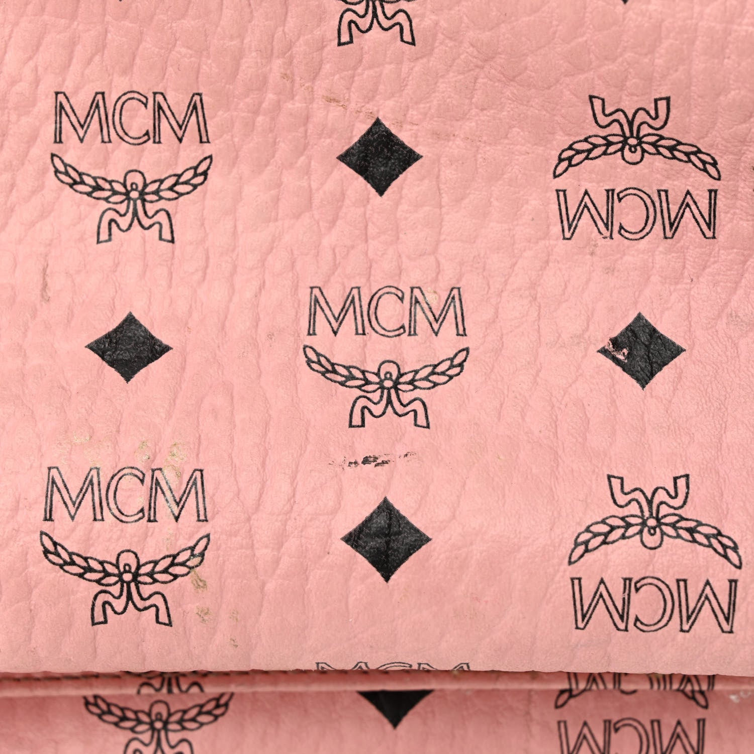 MCM Visetos Medium Side Studs Stark Backpack Soft Pink 14 of 20