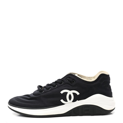 Chanel Lycra CC Sneakers 41 Black 1 of 6