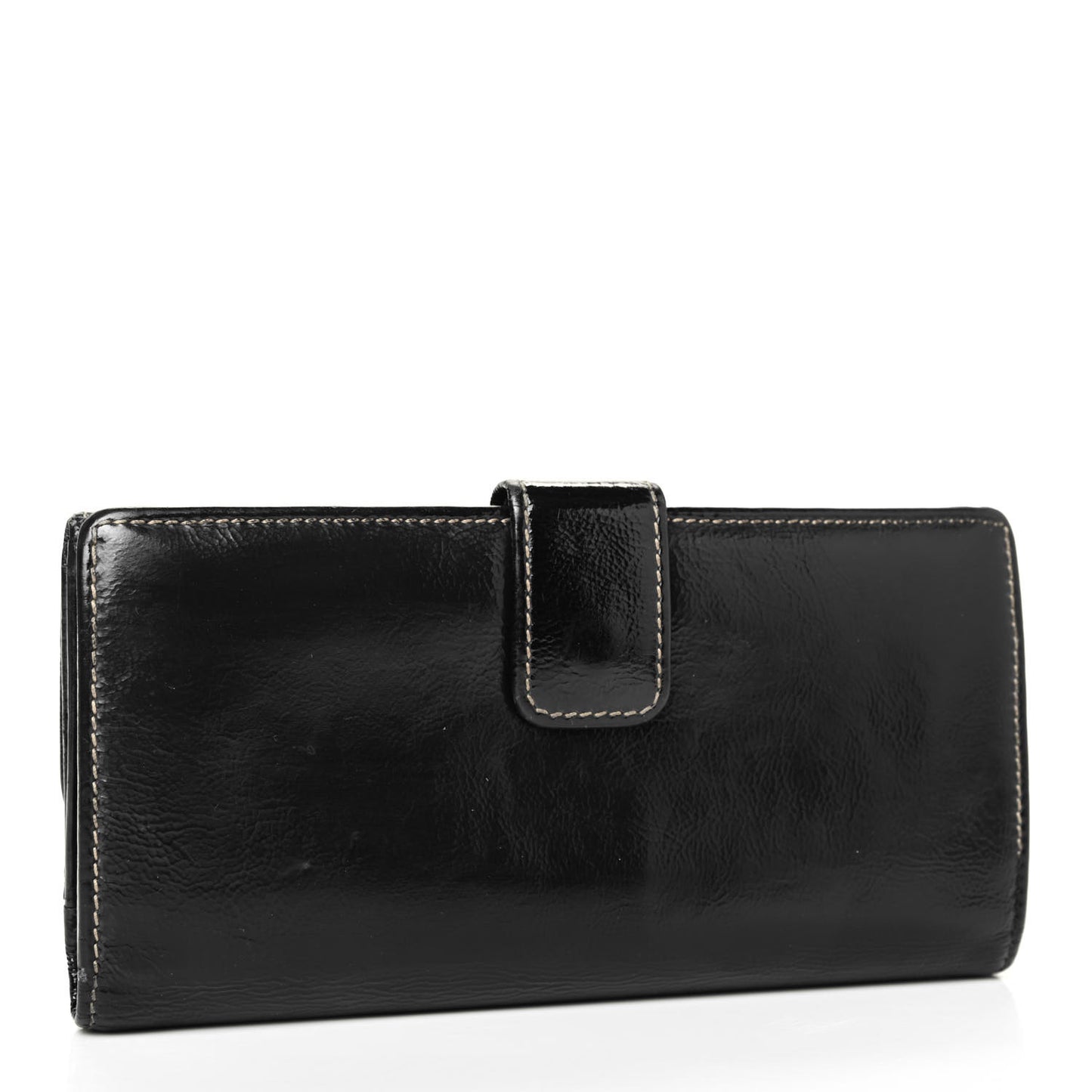 Patent Britt Continental Wallet Black