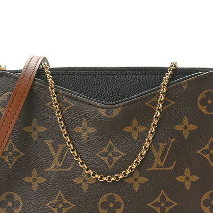 Louis Vuitton Monogram Pallas Clutch Black 8 of 10