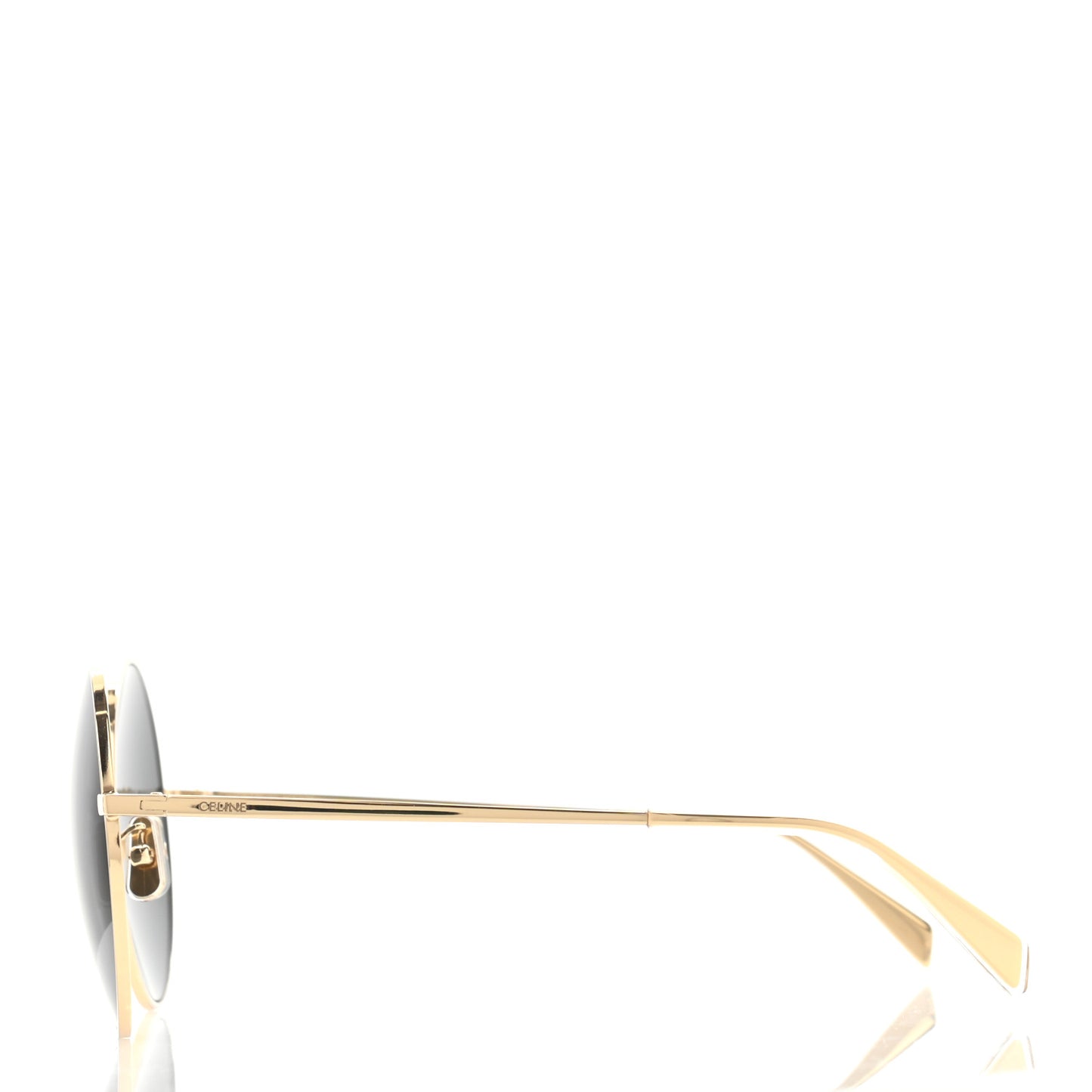 Round Sunglasses CL40076 Gold