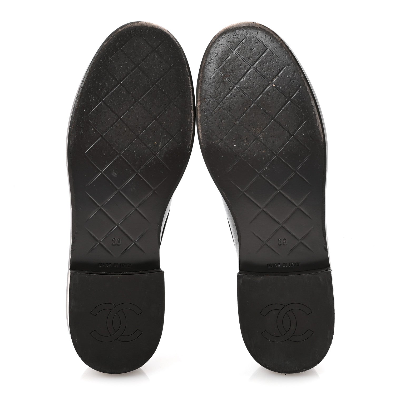 Chanel Lambskin Quilted CC Turnlock Loafers 36 Dark Brown 6 of 10