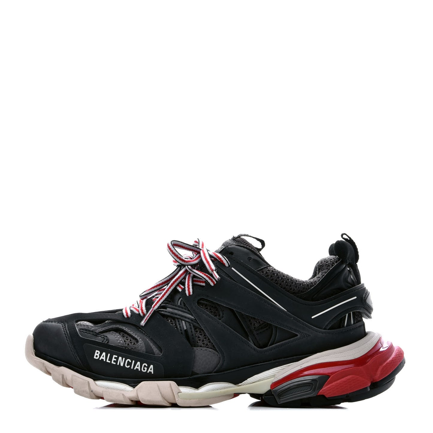 Mesh Nylon Womens Track Sneakers 39 Black Gris
