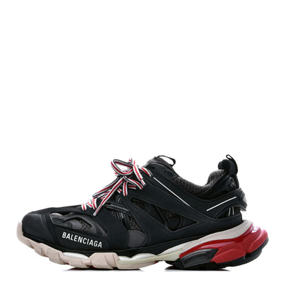 Balenciaga Mesh Nylon Womens Track Sneakers 39 Black Gris 1 of 8