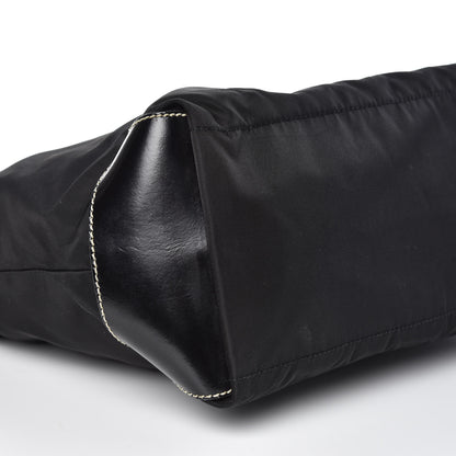 Prada Tessuto Nylon Hobo Black 8 of 15