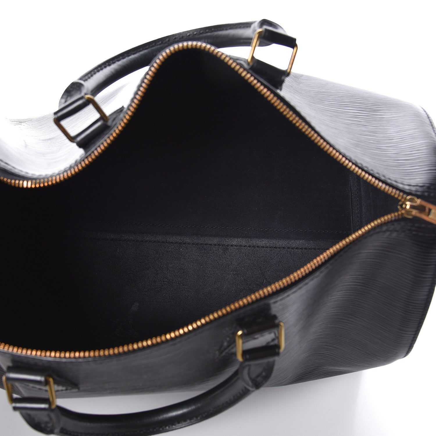Louis Vuitton Epi Speedy 40 Black 5 of 12