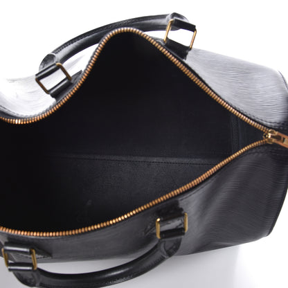 Louis Vuitton Epi Speedy 40 Black 5 of 12
