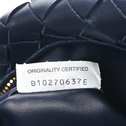 Bottega Veneta Nappa Intrecciato Teen Jodie Navy 7 of 9