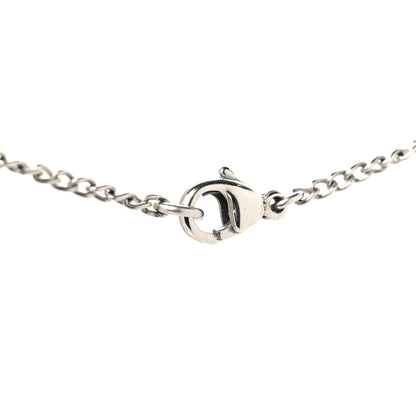 Chanel Crystal CC Necklace Silver Black 4 of 4