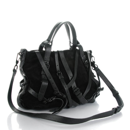 Alexander Wang Suede Kirsten Satchel Black 3 of 7